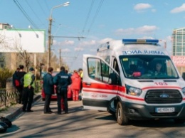 В Днепре водитель Daewoo столкнулся с мотоциклистом