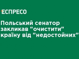 Польский сенатор призвал "очистить" страну от "недостойных"