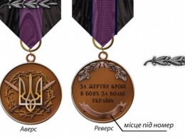 Минобороны Украины анонсировало новую военную награду - медаль "За ранение"