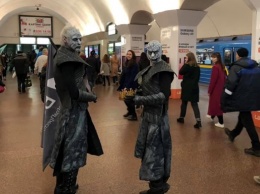 В киевском метро заметили "белых ходоков"