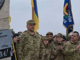 Памятный знак погибшим бойцам 93-й бригады открыли на Черкащине