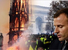 Месть Макрону?: Собор Парижской Богоматери мог пострадать от рук «желтых жилетов»