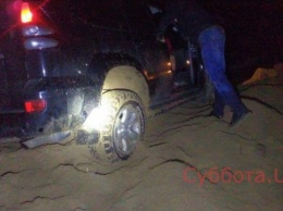 В Запорожской области автомобиль попал в западню