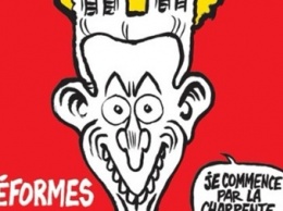 Пожар в Нотр-Даме: Charlie Hebdo показал карикатуру с Макроном
