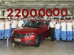 Юбилейный «Кодиак»: Skoda выпустила 22-миллионный автомобиль за 124-летнюю историю