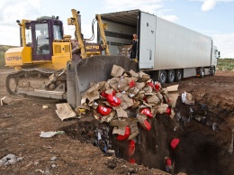 В России уничтожили очередную партию продовольствия, поступившего из Белоруссии