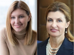 Елена Зеленская и Марина Порошенко проголосовали: что хотели сказать своими нарядами жены кандидатов в президенты