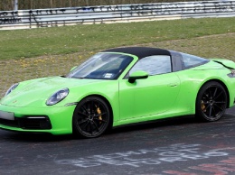 Porsche тестирует новую версию модели 911 Targa