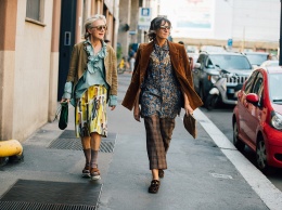 Миланский синдром: как одеваются streetstyle-модницы старшего поколения