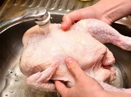 Ученые из США настоятельно советуют не мыть сырую курицу