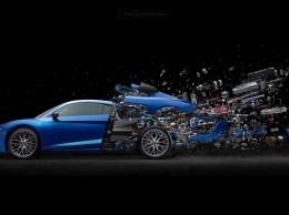 Audi R8 показали в деталях
