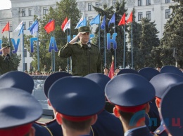 В оккупированном Луганске прошла репетиция парада Победы