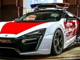 Полиция Дубая не перестает удивлять: самый необычный арабский суперкар