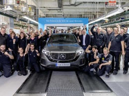 Mercedes-Benz начал серийное производство электрического кроссовера EQC