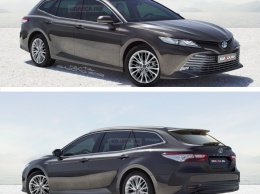 Опубликованы первые изображения универсала Toyota Camry