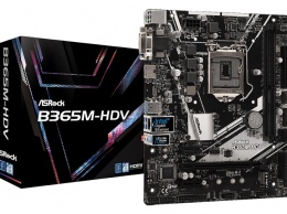 ASRock B365M-HDV: плата для компактного ПК на чипе Intel Core