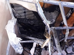 Житель Запорожской области чудом спасся из пылающего дома (Фото)