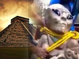 Древняя статуя пришельца: В Мексике найдено инопланетное божество майя