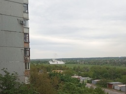 В Донецке взрывом уничтожило старую заправку. Видео