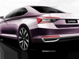 Новые официальные фото обновленной Skoda Superb