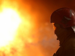 В Киеве вспыхнул мощный пожар