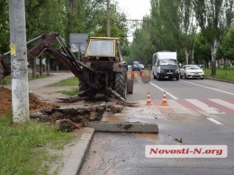 В Николаеве часть центра города осталась без воды из-за замены пожарного гидранта