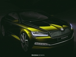 Skoda показала видеотизер с обновленным Superb