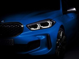 BMW опубликовала очередной тизер на обновленный хэтчбек 1 Series