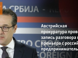 Австрийская прокуратура проверит запись разговора вице-премьера с российской предпринимательницей