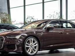 Audi показала эксклюзивный коричневый седан