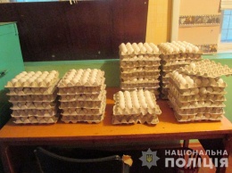 На Полтавщине мужчина украл больше 1000 яиц (фото)