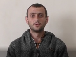 Боевики опубликовали видео с одним из 8 пленных бойцов ВСУ
