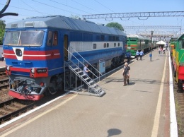 Одесские железнодорожники провели конкурс красоты среди локомотивов