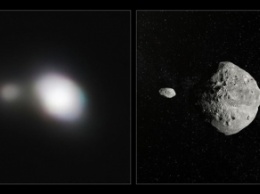 Получен снимок пролетевшего мимо Земли двойного астероида