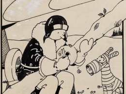 Оригинальную обложку первого комикса о приключениях Тинтина продадут на аукционе