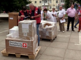 Швейцарское Агентство развития и сотрудничества передало лисичанским медикам гумпомощи на 6 млн грн