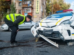 ДТП с участием патрульной полиции Одессы