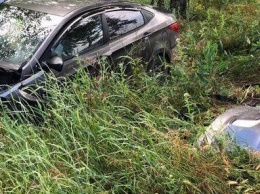 ДТП с пострадавшими: два легковых автомобиля столкнулись «лоб в лоб»