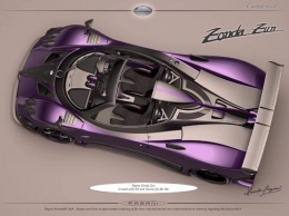 Pagani представила фиолетовый родстер Zonda Zun