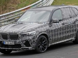 Новый BMW X5 M проходит испытания на Нюрбургринге