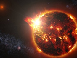 NASA показало фотографию гигантской звездной вспышки