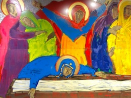 В Киеве художники показали необычные росписи для нового храма: что еще можно увидеть на выставке "Украинская идентификация"