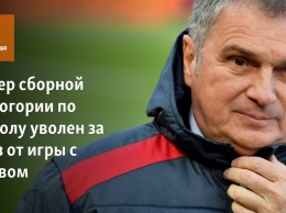 Тренер сборной Черногории по футболу уволен за отказ от игры с Косовом