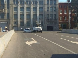 В Санкт-Петербурге патрульная машина столкнулась с грузовиком