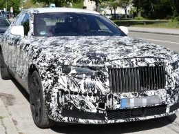 Новый Rolls-Royce Ghost проходит дорожные испытания