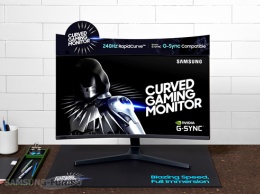 Представлен игровой монитор Samsung CRG5 с поддержкой G-SYNC и частотой обновления 240 Гц