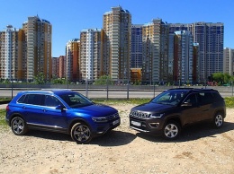 Турист и бродяга: сравнительный тест-драйв Volkswagen Tiguan и Jeep Compass