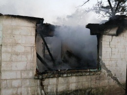 В Запорожской области сгорел частный дом, - ФОТО
