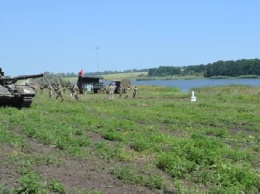 На полигоне 17-й отдельной танковой бригады Кривого Рога прошли соревнования