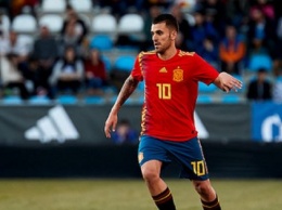 Шикарный гол со штрафного от Себальоса в видеообзоре матча Испания U-21 - Польша U-21 - 5:0